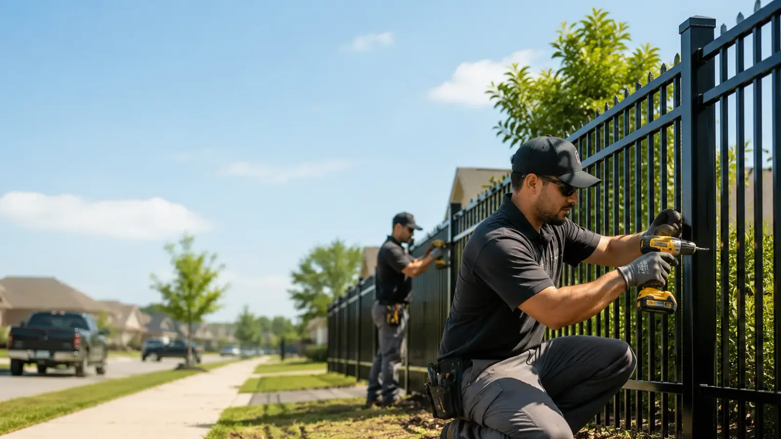 Metal Fence Installation in Massapequa Park, NY